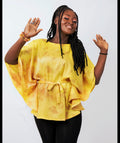 Tie dye circular women’s top