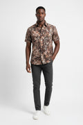 Men’s tie dye short sleeve shirt