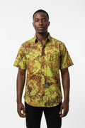 Men’s tie dye short sleeve shirt
