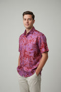 Men’s tie dye short sleeve shirt