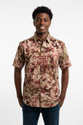 Men’s tie dye short sleeve shirt