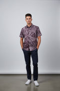 Men’s tie dye short sleeve shirt