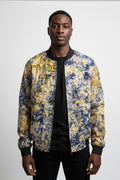 Tie dye bomber jacket
