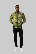 Tie dye bomber jacket