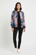 Tie dye bomber jacket