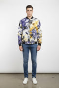 Tie dye bomber jacket