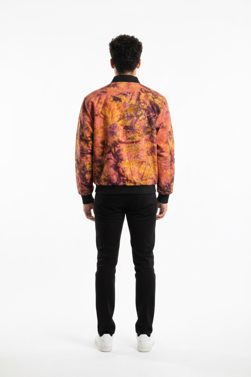 Tie dye  bomber jacket