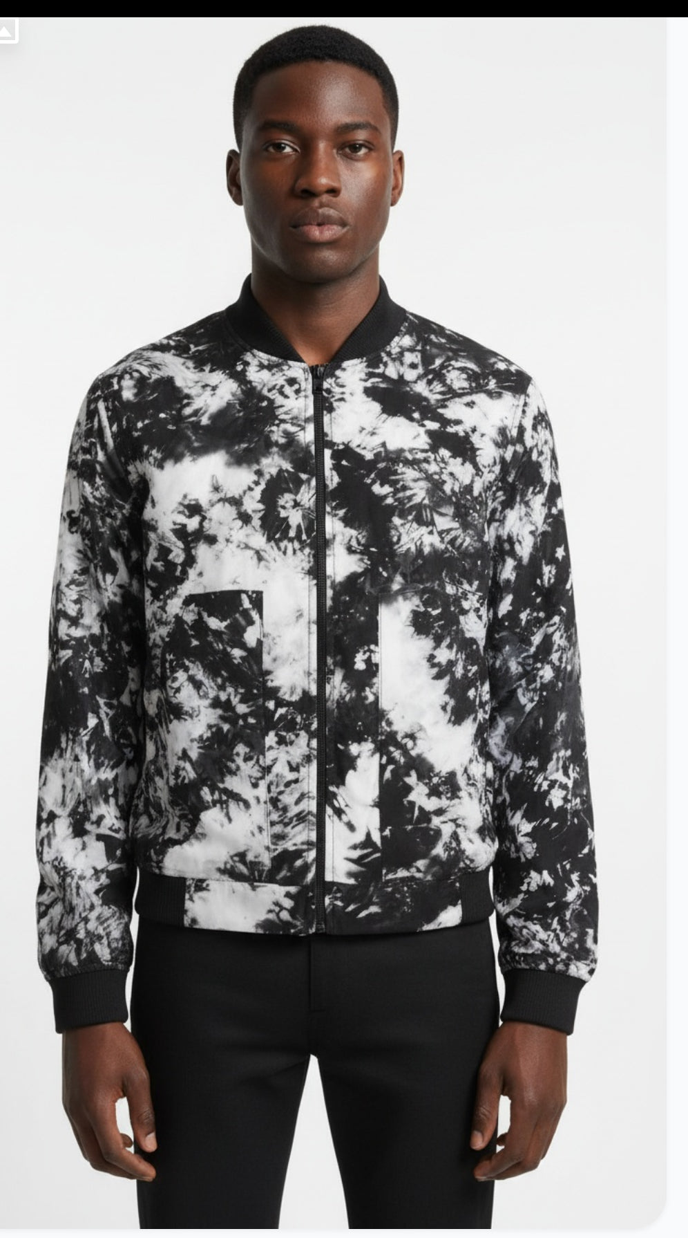 Tie dye  bomber jacket