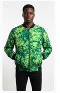 Tie dye bomber jacket
