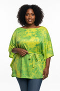 Tie dye circular women’s top
