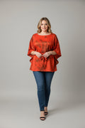 Tie dye circular  women’s top
